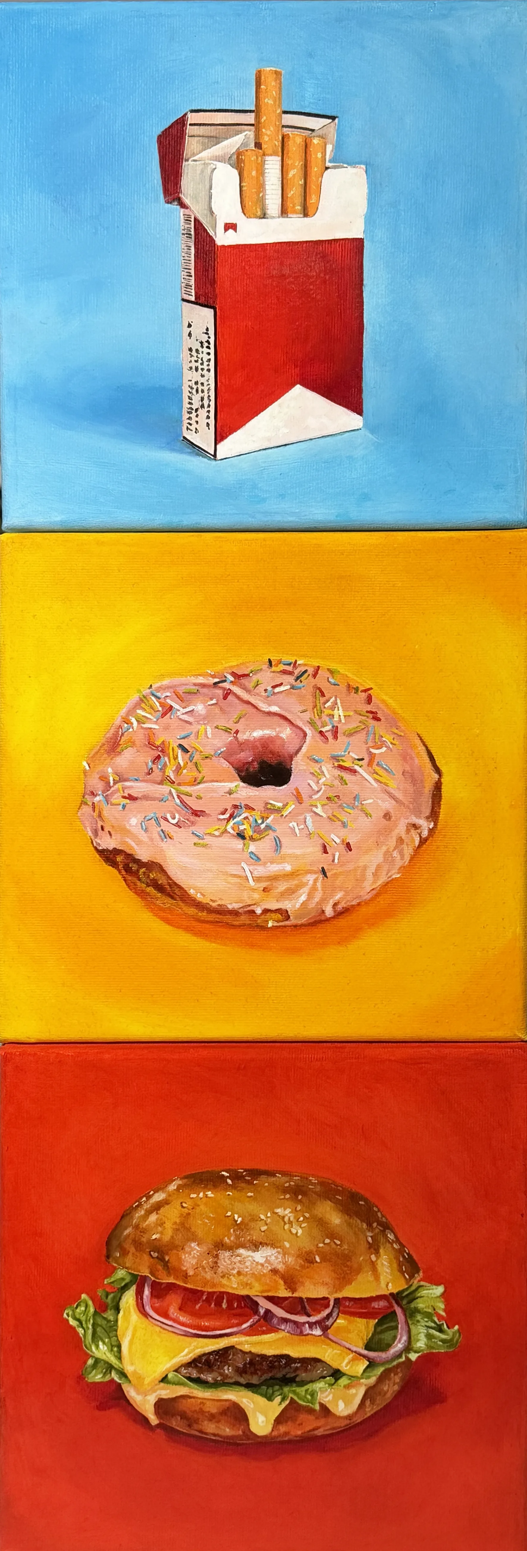 Guilty Pleasures, triptych